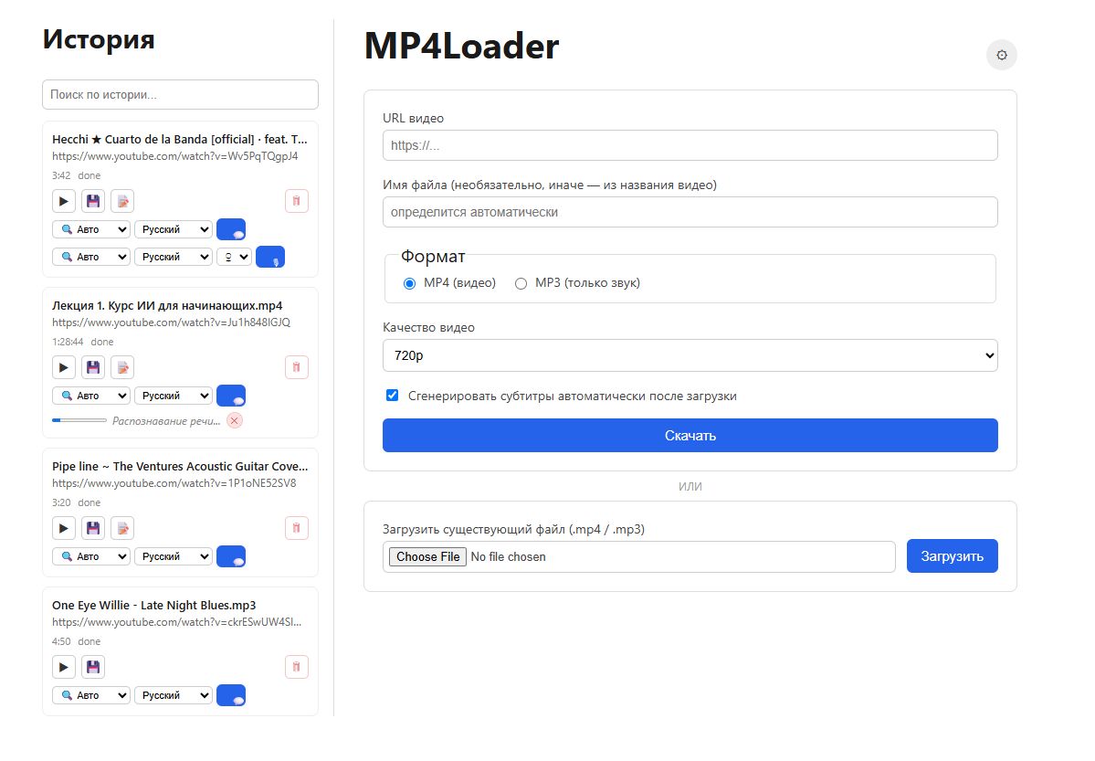 MP4Loader Interface